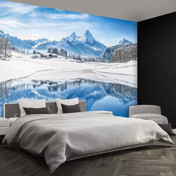Fototapet Alpi de iarnă
