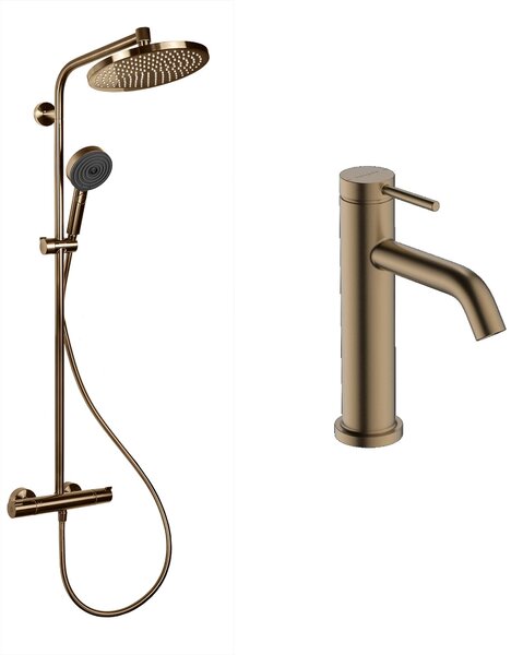 Hansgrohe Crometta set de baie perete cu termostat cu duș de ploaie || 88002386