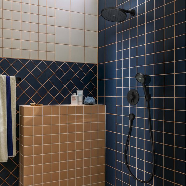 Hansgrohe Zesis S set de duș ascuns cu duș de ploaie negru 88002342