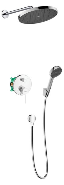 Hansgrohe Vernis Shape set de duș ascuns cu duș de ploaie crom 88002341
