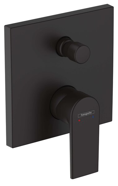 Hansgrohe Vernis Shape set de duș ascuns cu duș de ploaie negru 88002344