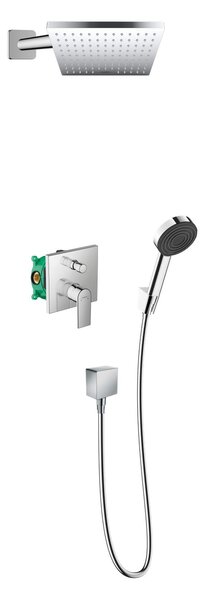 Hansgrohe Vernis Shape set de duș ascuns cu duș de ploaie crom 88002343