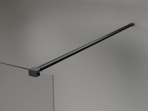 Mexen Kioto-X perete de duș Walk-in 70 x 200 cm, transparent 10 mm, negru - 800-070-101-70-00-X