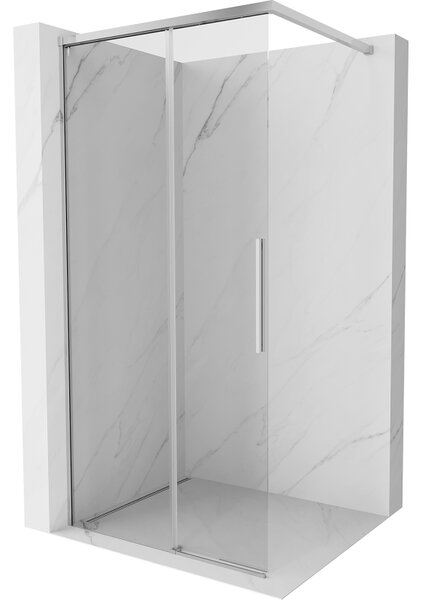 Mexen Rox, perete de duș 70 x 200 cm, sticlă transparentă de 8 mm, profil cromat, 8C2-070-003-01-00