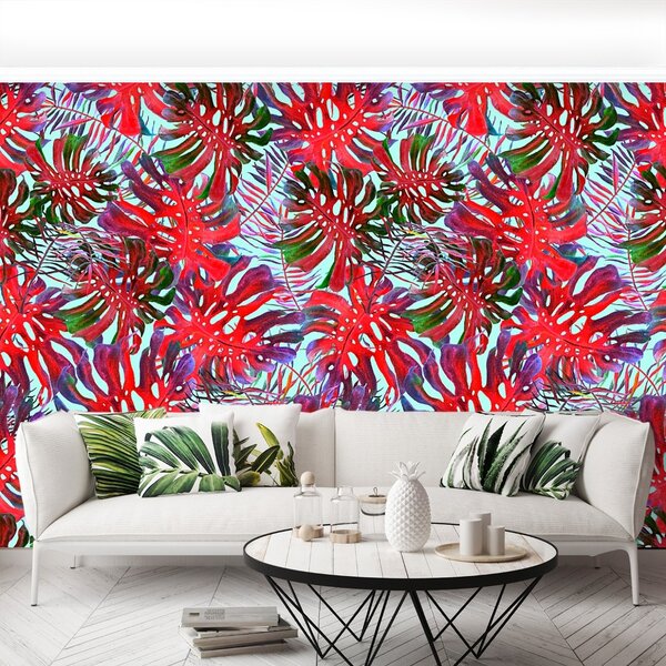 Fototapet Monstera este plin de găuri