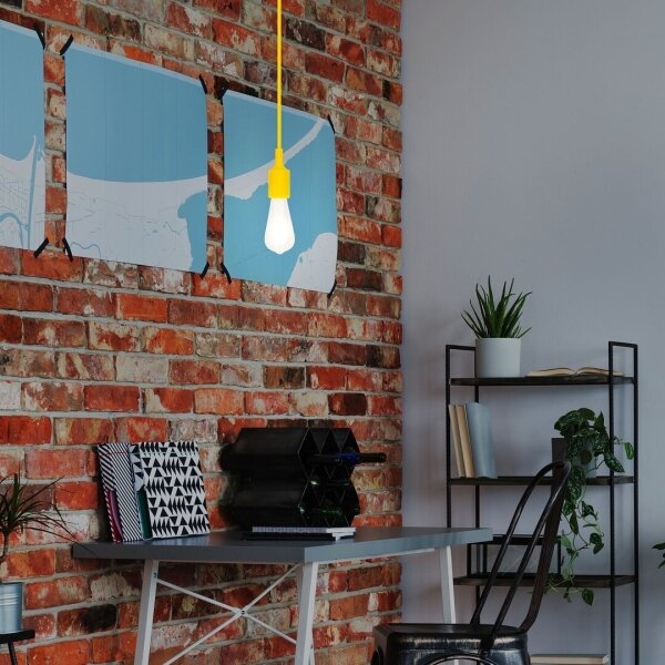 Rabalux 1413 - Lampa suspendata ROXY E27/40W galben