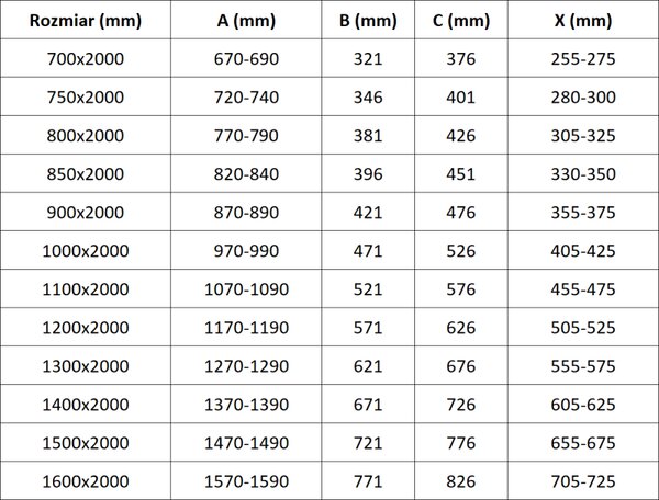 Mexen Velar L, paravan de duș glisant Walk-in 110 x 200 cm, sticlă transparentă de 8 mm, grafit lustruit, 871-110-003-03-95