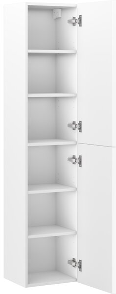 Mexen Rivel dulap baie 35 cm, 2 uși, canelat, alb mat - 91A21-03016-2-BF01