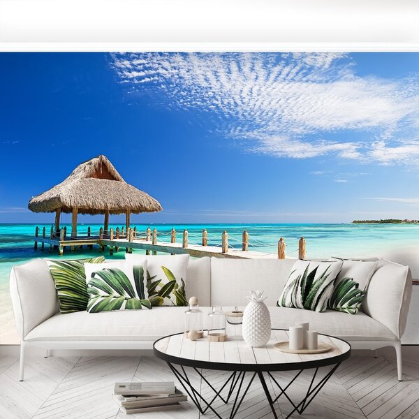 Fototapet White Beach