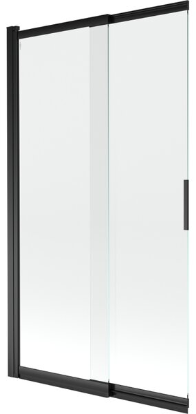 Mexen Fox paravan de duș cu 2 uși glisante 100 x 150 cm, transparent, negru - 891-100-002-70-00