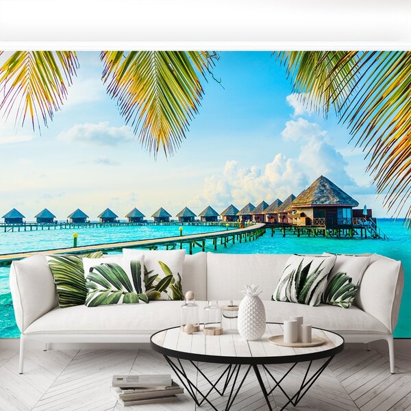 Fototapet tropical Maldive
