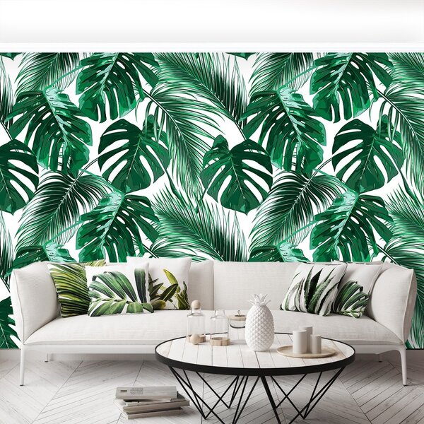 Fototapet Monstera este plin de găuri