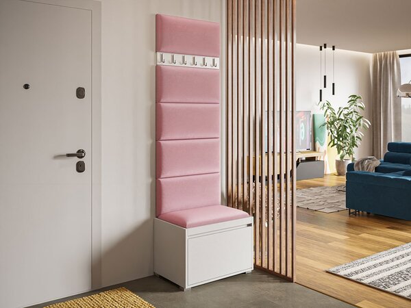 Mobilier pentru hol Kendora 60 (cu 6 buc panouri tapițate Pazara 60x30) (manila 09). 1054013
