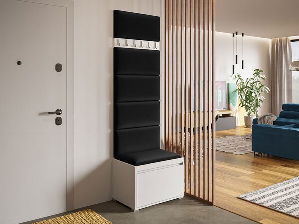 Mobilier pentru hol Kendora 60 (cu 6 buc panouri tapițate Pazara 60x30) (manila 18). 1054018