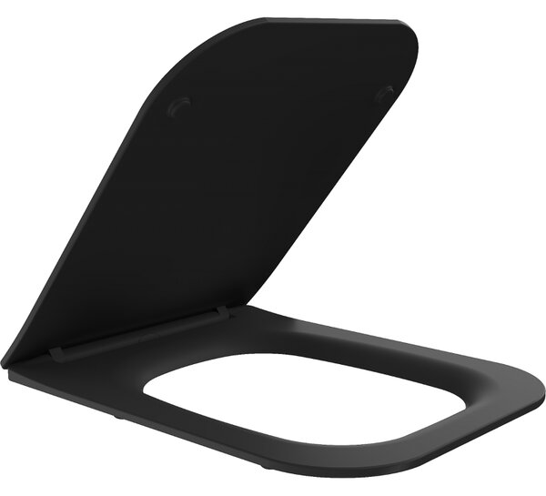 Mexen Madox capac de toaletă cu închidere lentă slim, duroplast, negru mat - 39154085