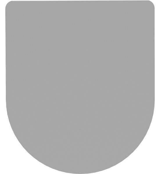 Mexen capac de toaletă cu cădere lentă slim, duroplast, gri deschis mat - 39740061