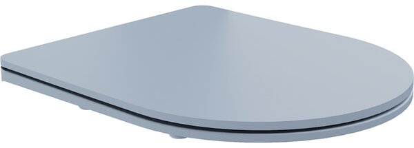 Mexen Lena, Rico, scaun toaletă cu închidere moale, duroplast, albastru deschis mat, 39740069