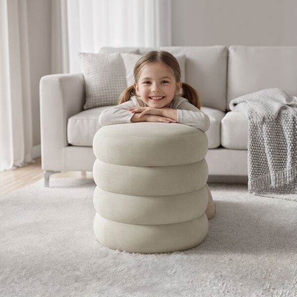Taburete Snupy (crem). Promo -13%. 1152166