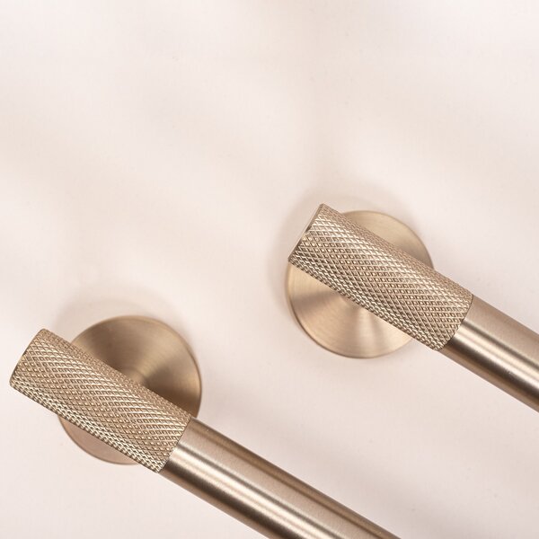 Cuier de baie 6606 Modern Brush Gold