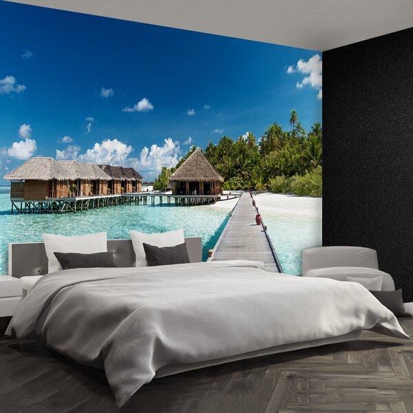 Fototapet Maldive Beach