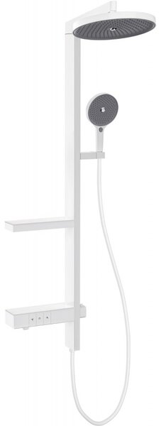 Mexen Dizzy, set de dus cu mana si cap de ploaie, alb, 78104-20