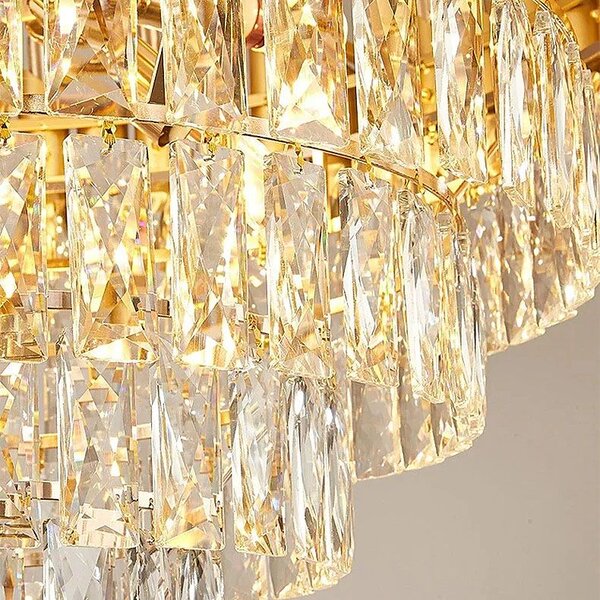 Lampă suspendată Cristal G061-CP 80CM GOLD