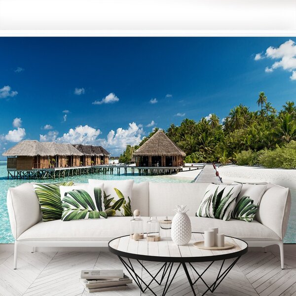 Fototapet Maldive Beach