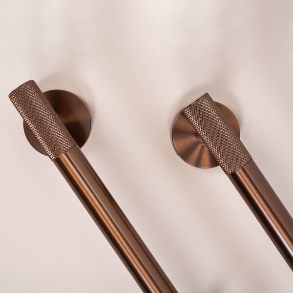Cuier de baie 6606A Modern Brush Copper