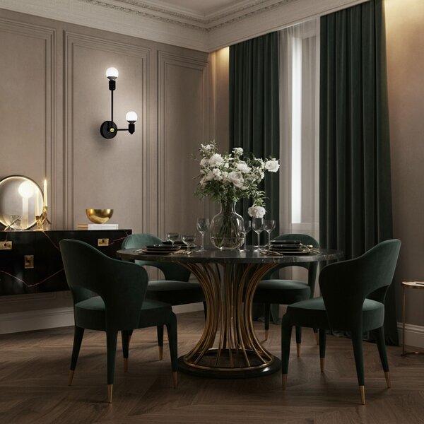 Lampa de perete APP1707-2W BLACK