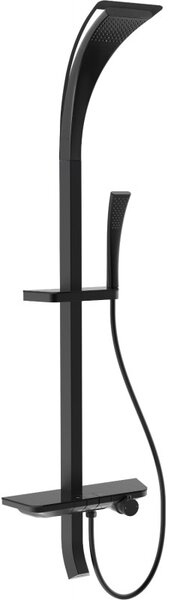 Mexen Sonic, set de dus cu mana si cap de ploaie, negru, 78110-70