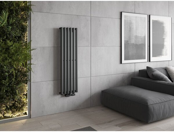 Mexen Oregon radiator decorativ 1200 x 360 mm, 417 W, antracit - W202-1200-350-00-66