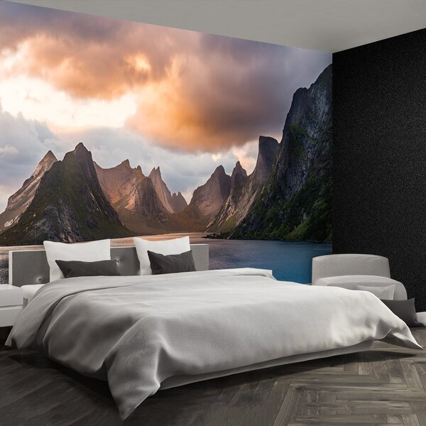Fototapet Lofoten Norvegia