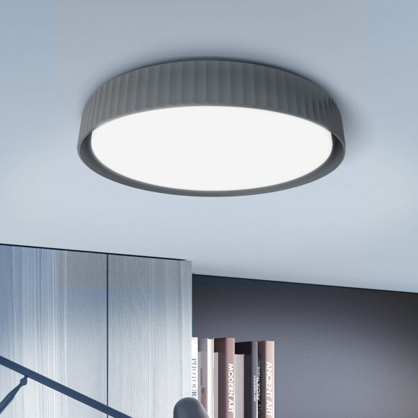 Brilagi - plafonieră LED dimabilă LUCIA LED/60W/230V diam. 59 cm gri + telecomandă