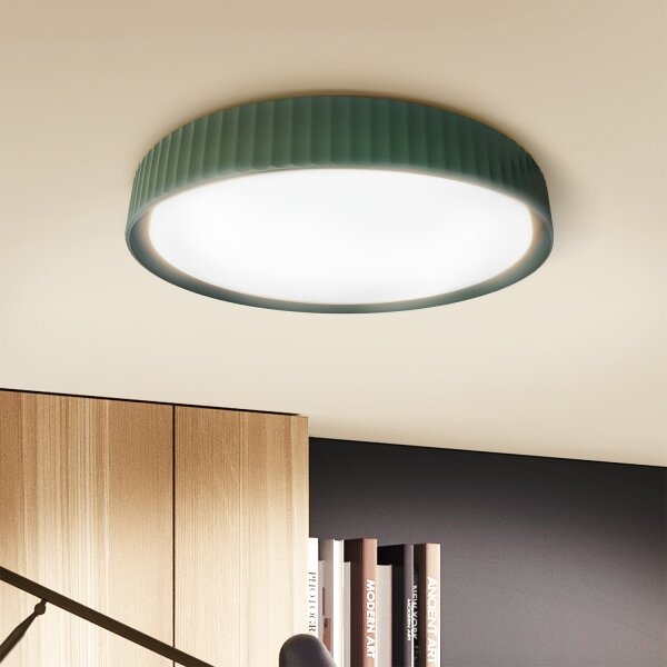 Brilagi - Plafonieră LED dimabilă LUCIA LED/48W/230V diam. 41 cm verde + telecomandă