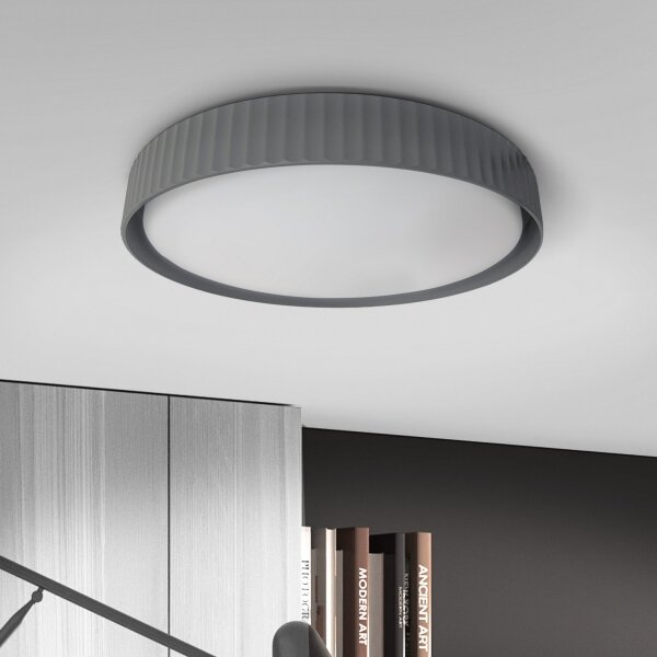 Brilagi - plafonieră LED dimabilă LUCIA LED/60W/230V diam. 59 cm gri + telecomandă