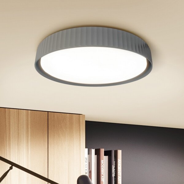 Brilagi - plafonieră LED dimabilă LUCIA LED/60W/230V diam. 59 cm gri + telecomandă