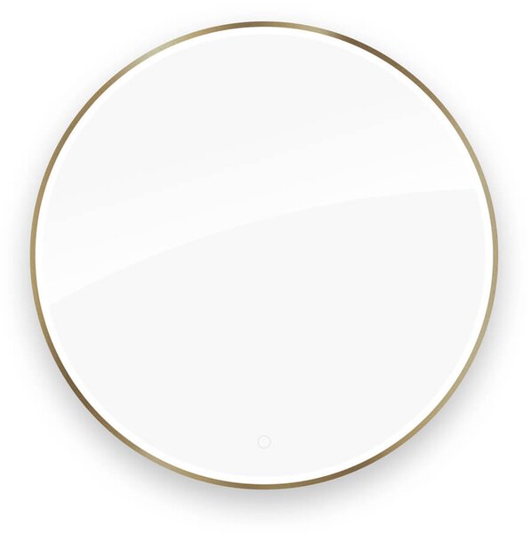 Oltens Nordlis oglindă 100x100 cm rotund cu iluminare cu covoraș de încălzire 64102510