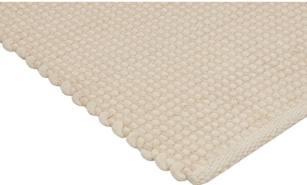 Covor bej țesut manual din lână 140x200 cm Talo – noo.ma