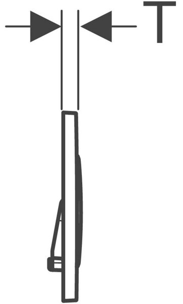 Geberit Sigma buton de spălare pentru WC negru 115.882.DW.1