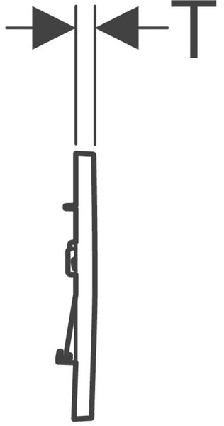 Geberit Sigma20 buton de spălare pentru WC alb 115.883.11.1