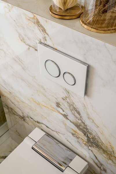 Geberit Sigma50 buton de spălare pentru WC crom lucios-alb 115.884.SI.1