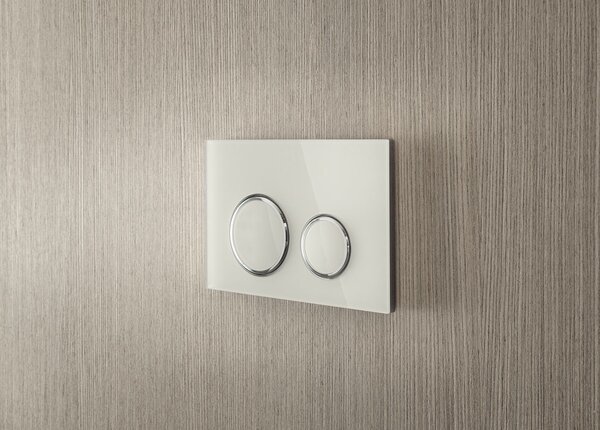 Geberit Sigma50 buton de spălare pentru WC crom lucios-alb 115.884.SI.1