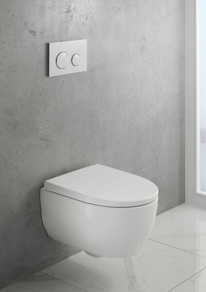 Geberit Sigma50 buton de spălare pentru WC crom lucios-alb 115.884.SI.1
