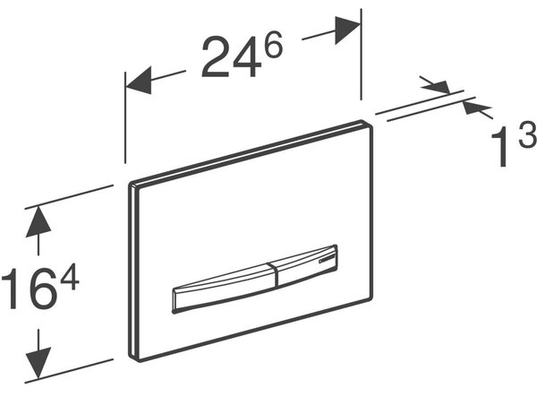 Geberit Sigma buton de spălare pentru WC alb 115.788.11.2