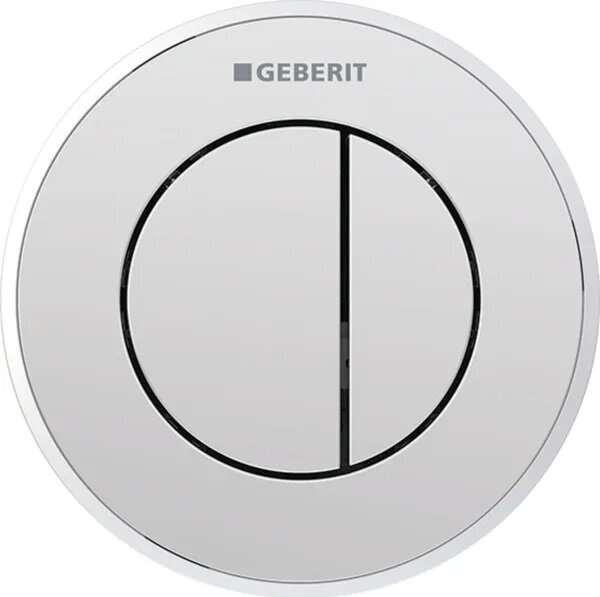 Geberit Typ 10 buton de spălare pentru WC crom lucios-crom mat 116.056.KH.1