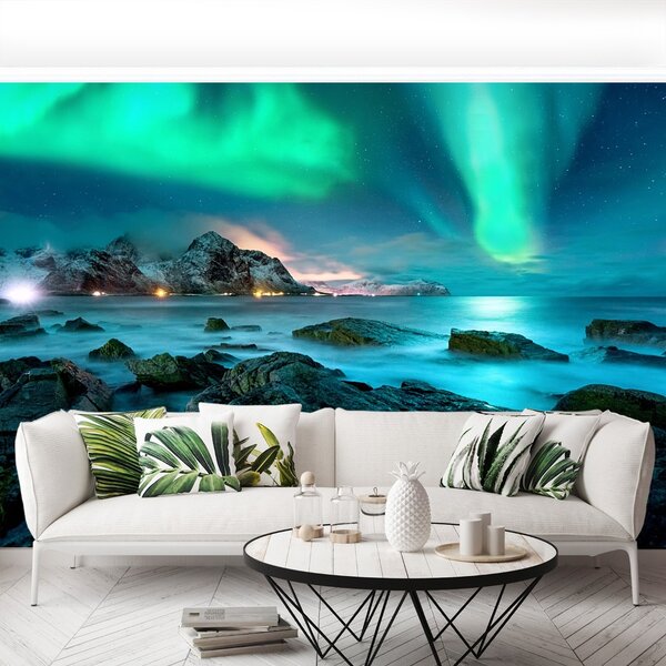 Fototapet Aurora boreala