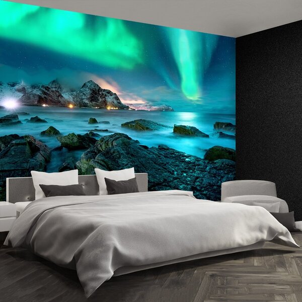 Fototapet Aurora boreala