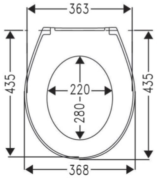 Villeroy & Boch O.Novo capac wc SoftClose alb 8M43S101