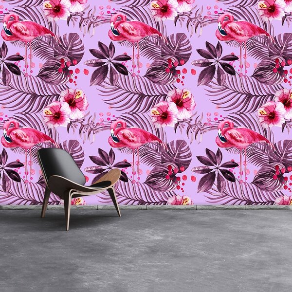 Fototapet Flamingos Frunze
