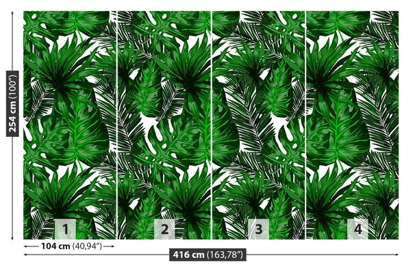 Fototapet Frunze tropicale